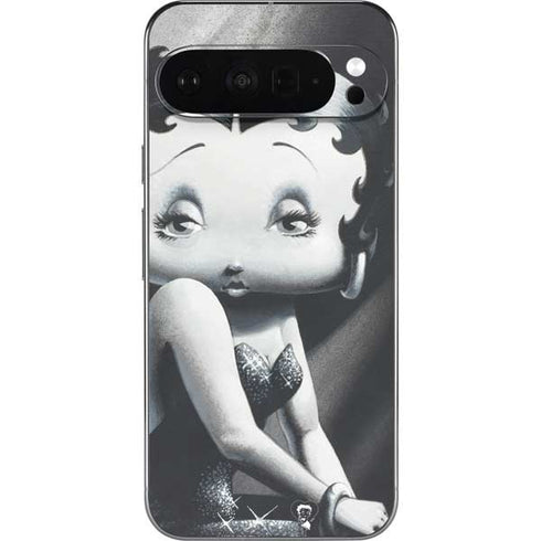 Betty Boop Black and White Pixel 9 Pro XL Skin